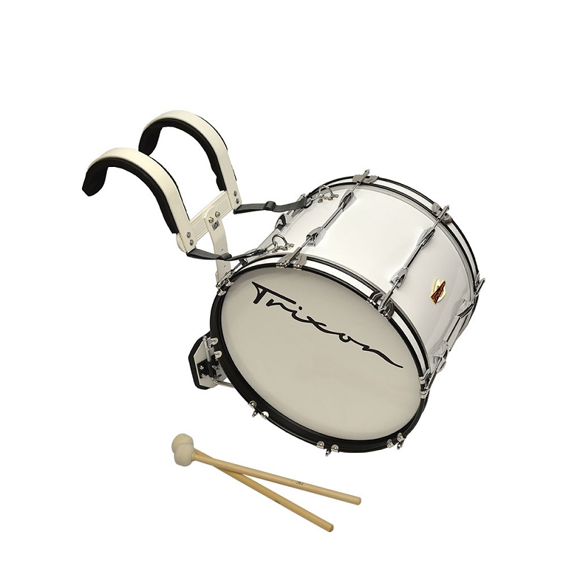 Field Series Marching Bass Drum 18x12 - White