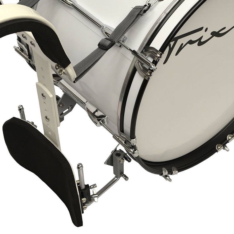 Field Series Marching Bass Drum 24x12 - White