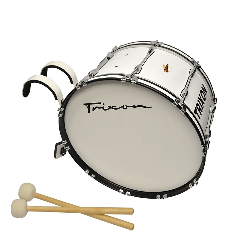 Field Series Marching Bass Drum 18x14 - White
