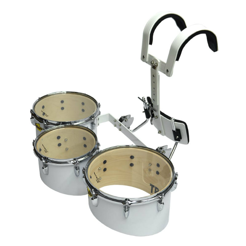 Field Series Pro Marching Toms – Set Of 3 – White