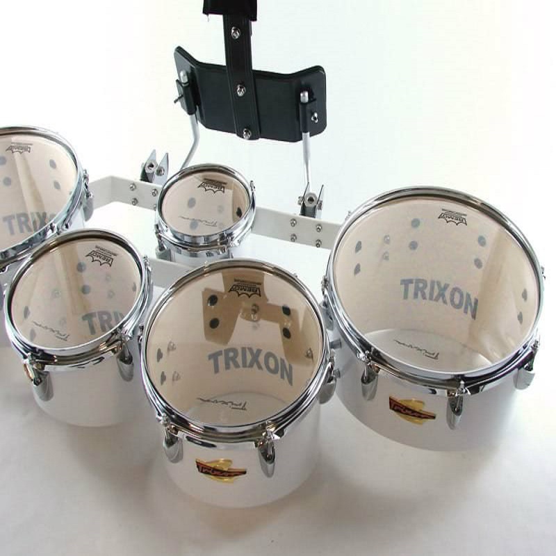 Field Series Tenor Marching Toms - Set Of 5 - White