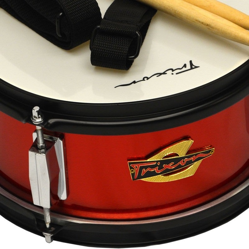 Junior Marching Snare Drum - Red Sparkle