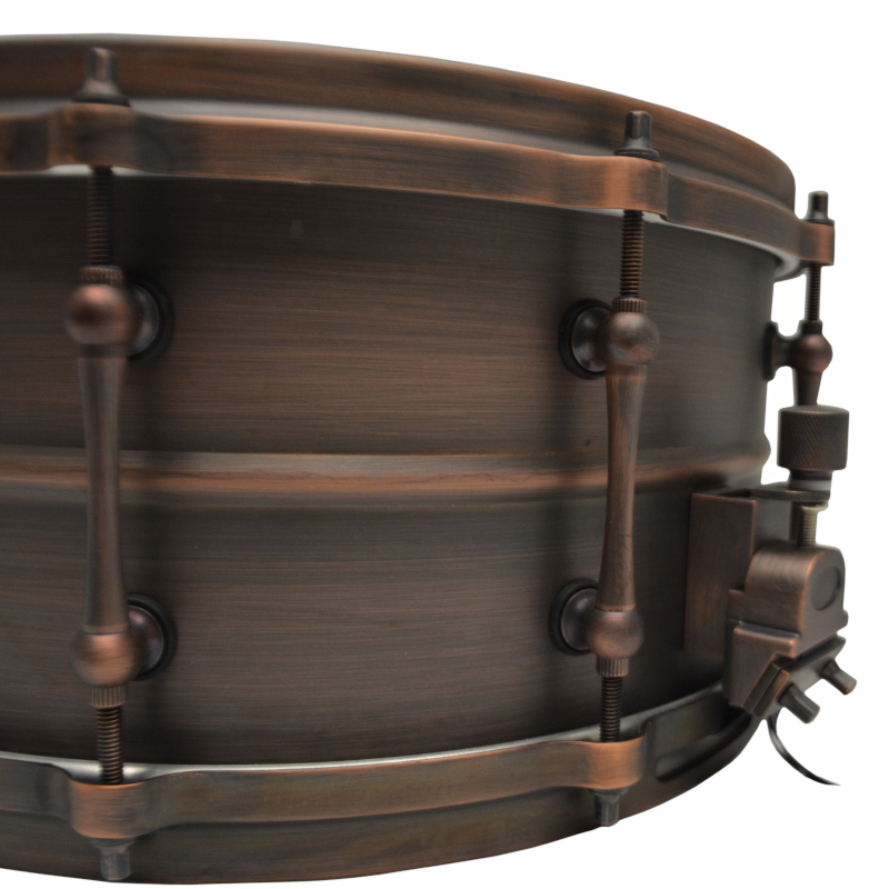Solist Vintage Copper Snare Drum 14" by 6.5"